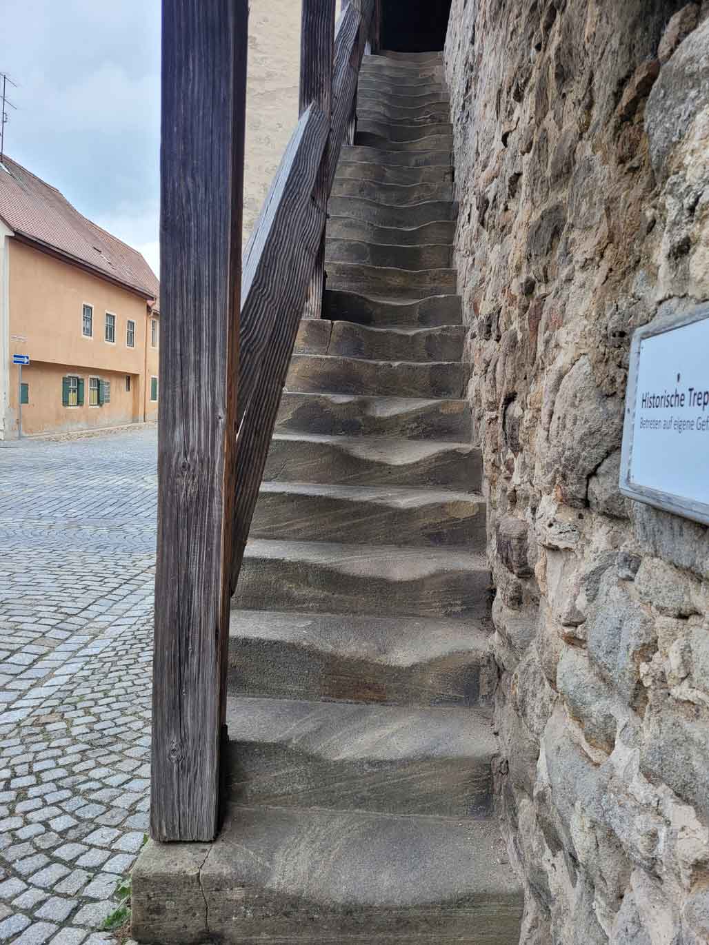 Dinkelsbühl - Treppe Nördlinger Tor