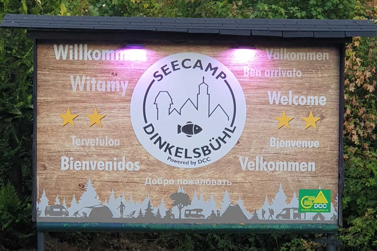 Seecamp Dinkelsbühl - Einfahrt